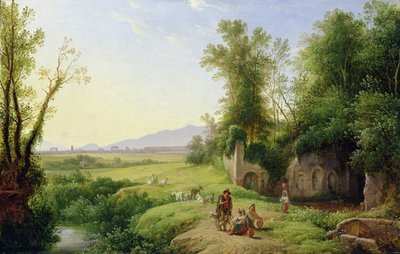 The Grove of Egeria by Franz Ludwig Catel